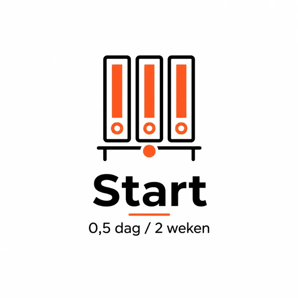 Start - De ideale basis om je administratie rustig en gestructureerd op te volgen.